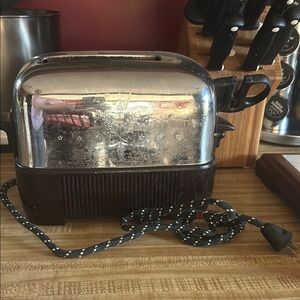 Vintage Chrome Toaster